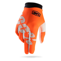 100% iTRACK Gloves Cal Trans (Orange)