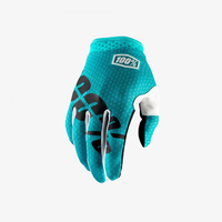 100% ITRACK Gloves Teal