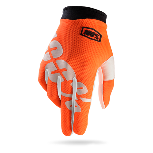 100% iTRACK Gloves Cal Trans (Orange) [Size: Youth Medium]
