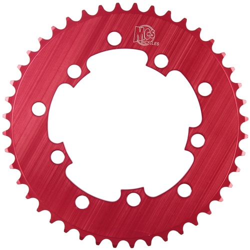 MCS Chain Ring 5 Bolt [Colour: Red] [Size: 38]