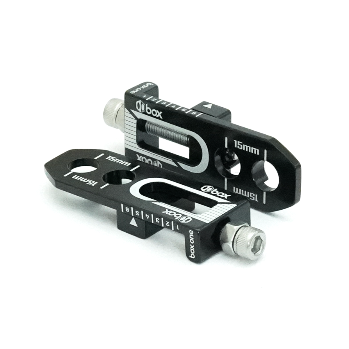 Black Ops BMX Chain Tensioner Adjusters – 3/8" (10mm) Axle, Single Speed – Pick Your Color