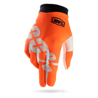 100% iTRACK Gloves Cal Trans (Orange)