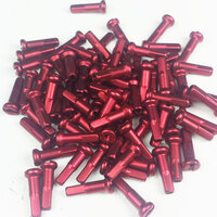 Alloy Spoke Nipples [Colour: Red] [Lenght: 16mm]