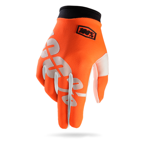 100% iTRACK Gloves Cal Trans (Orange) [Size: Youth Medium]