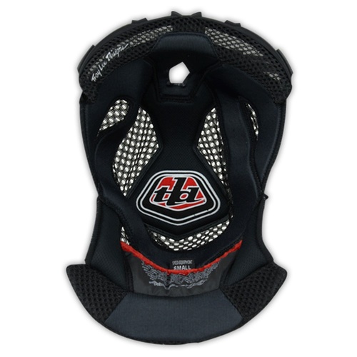 Troy Lee Designs D3 Helmet Head Liner [Colour: Black] [Size: XLG]