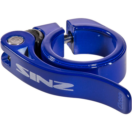 Sinz QR Seat Clamp [ Colour : Blue; Size : 31.8mm ]