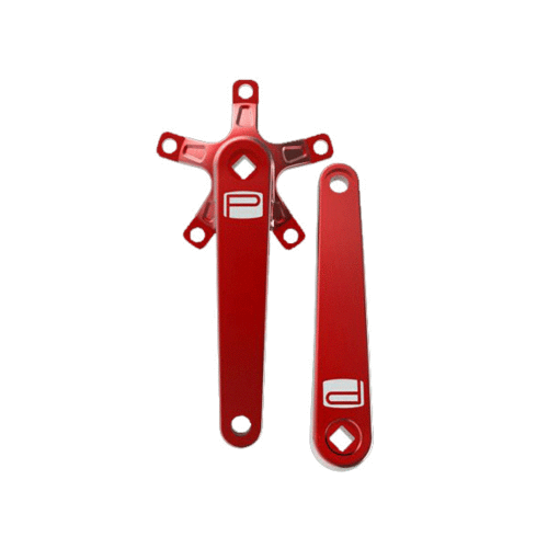 Promax SQ-1 Crank Set [ Drop Outs : 160mm; Colour : Red ]