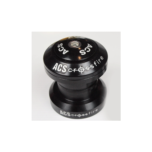 ACS Crossfire Press Fit Head Set [ Size : 1-1/8" ; Colour : Black ]